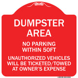 No Parking Within 50 Ft Unauthorized Vehicles Will Be Ticketed Towed at Owners Expense