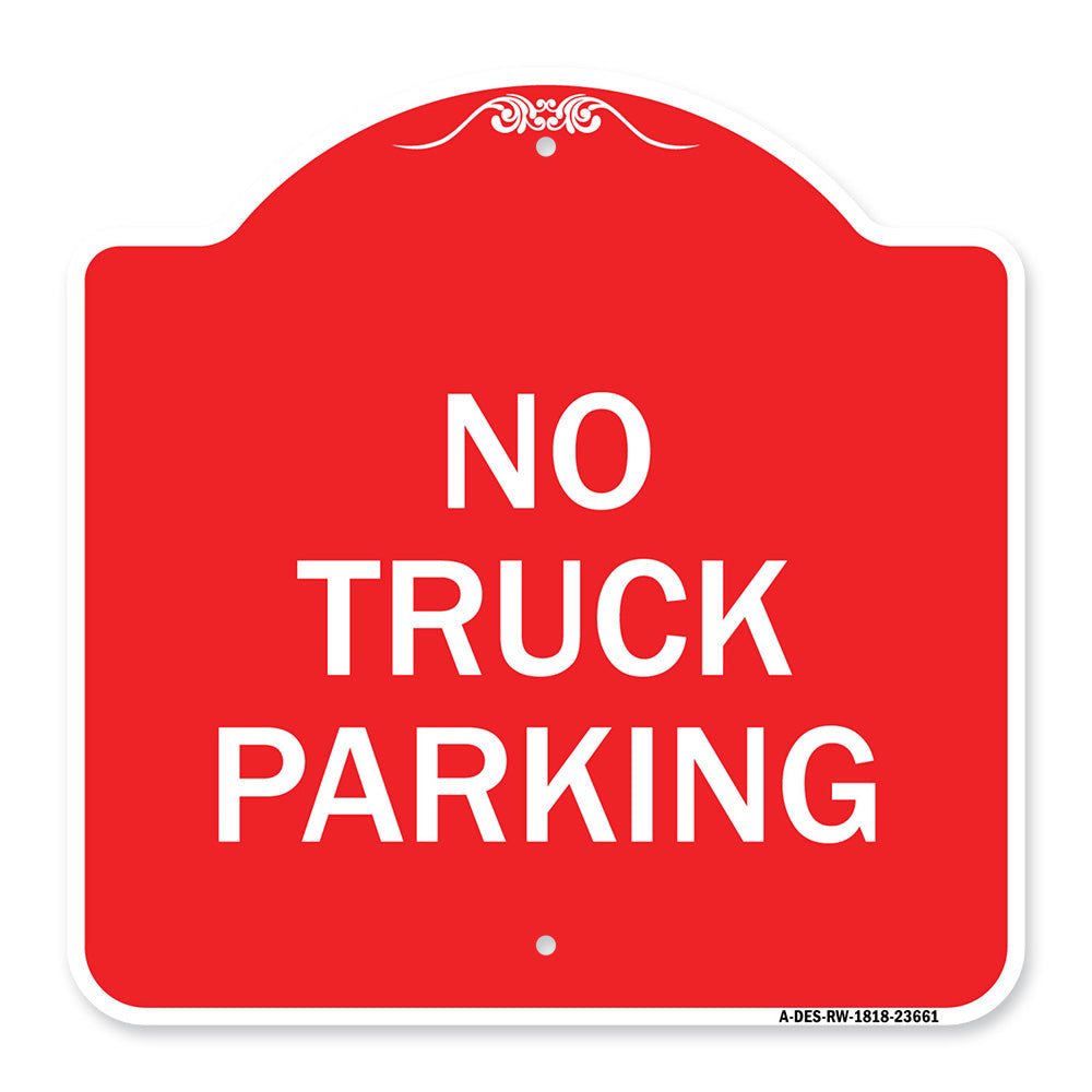 No Parking Sign No Truck Parking
