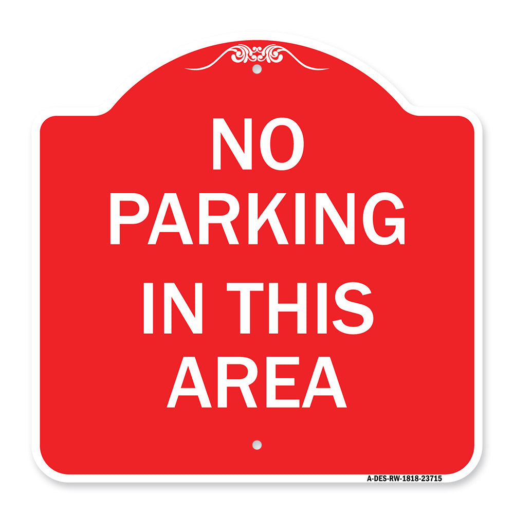 No Parking in This Area