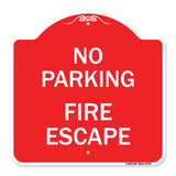 No Parking Fire Escape