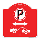 No Parking - Tow Away Zone (With Graphic)