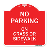 No Parking - on Grass or Sidewalk