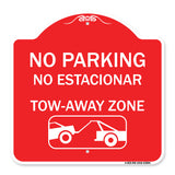 No Parking - No Estacionar Tow - Away Zone (With Graphic)