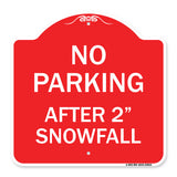 No Parking - After 2 Snowfall
