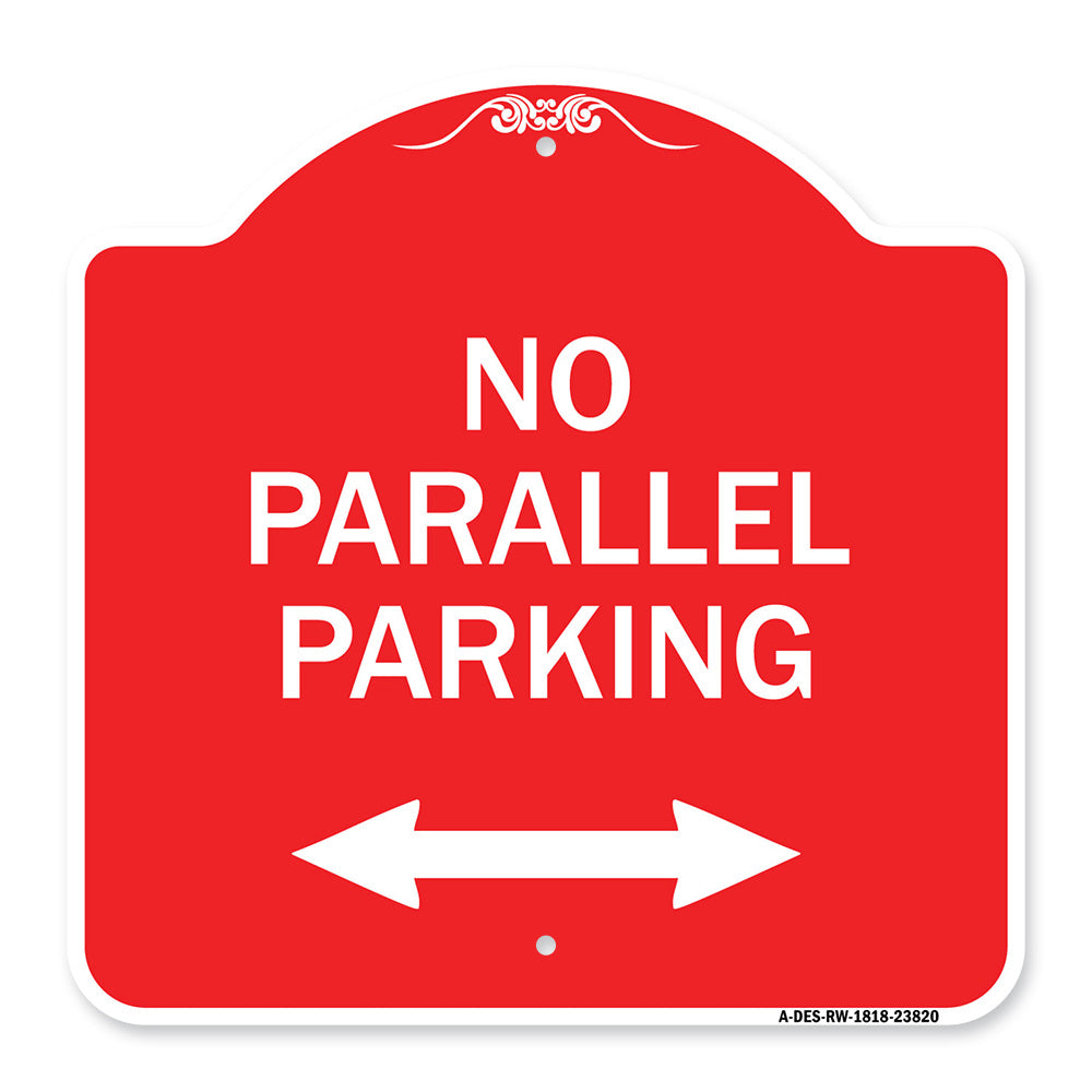 No Parallel Parking with Bidirectional Arrow