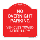 No Overnight Parking Vehicles Towed After 11 Pm