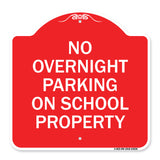 No Overnight Parking on School Property