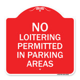 No Loitering Permitted in Parking Areas