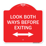 Look Both Ways Before Exiting (With Bidirectional Arrow)