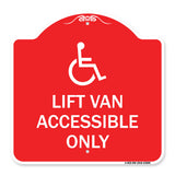 Lift Van Accessible Only (With Updated Isa Symbol)