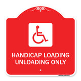 Handicap Loading Unloading Only (With Handicap Symbol)