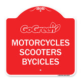 Go Green Sign Go Green - Motorcycles Scooters Bicycles