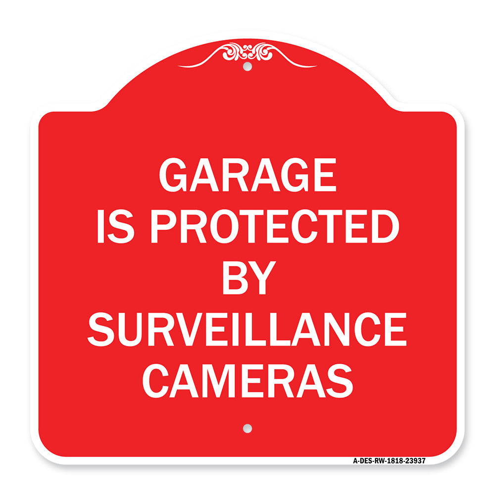 Garage Is Protected by Surveillance Cameras