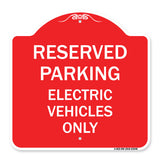 For Electrical Cars Reserved Parking - Electric Vehicles Only