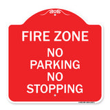 Fire Zone No Parking No Stopping