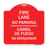 Fire Lane No Parking - Carril De Fuege No Esta Conar