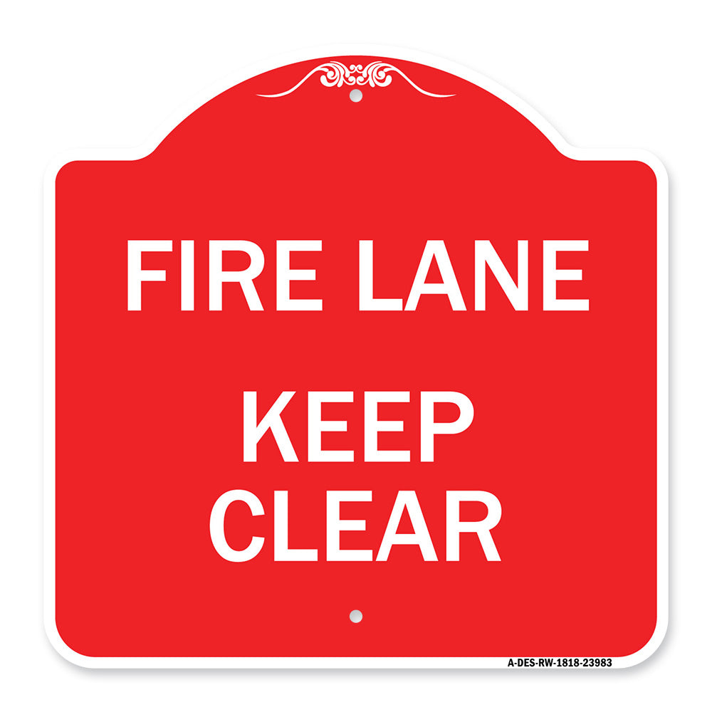 Fire Lane Keep Clear