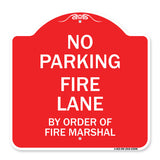 Fire Lane by Order of Fire Marshal