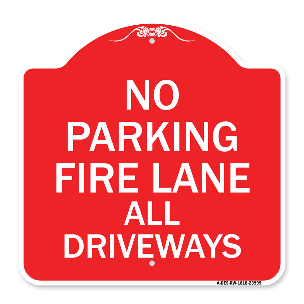 Fire Lane All Driveways