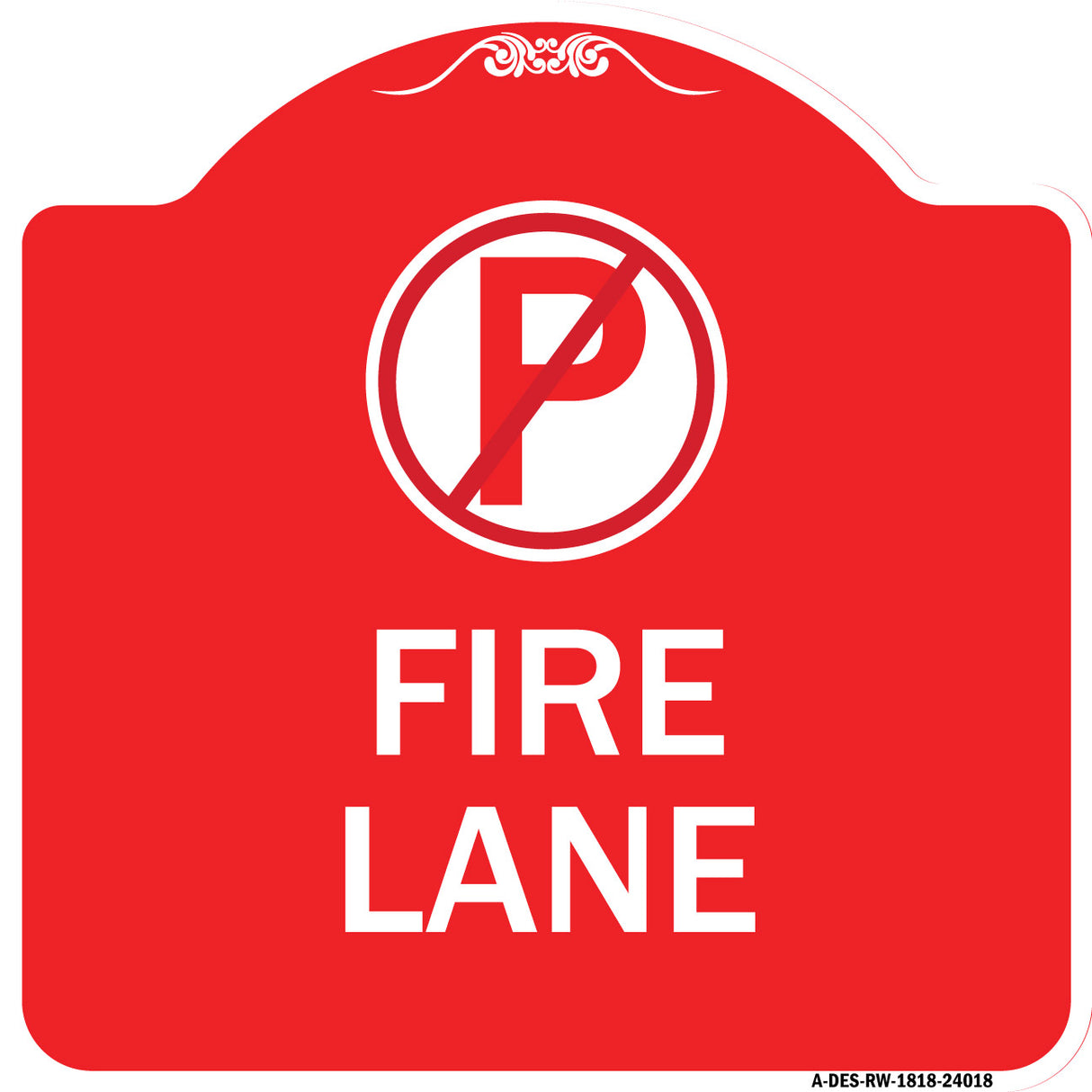Fire Lane (No Parking Symbol)