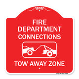Fire Department Connection Tow Away Zone (With Graphic)