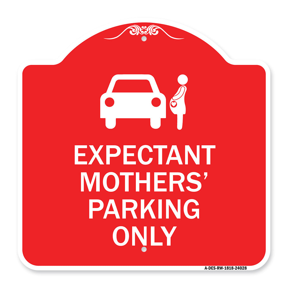 Expectant Mothers' Parking Only (With Graphic)