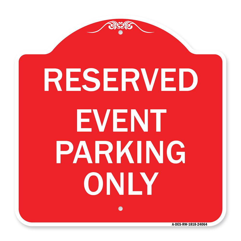 Event Parking Only