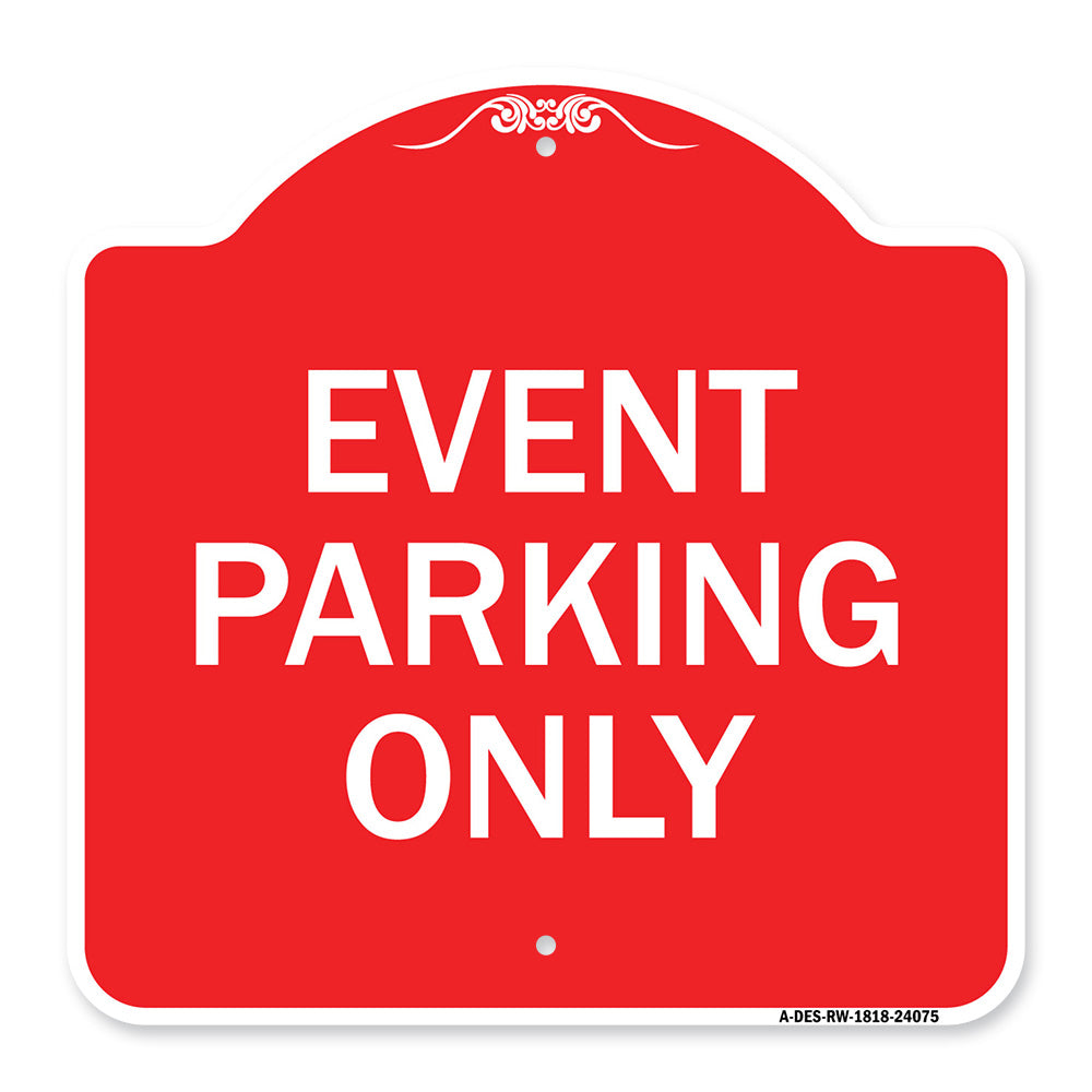 Event Parking Only