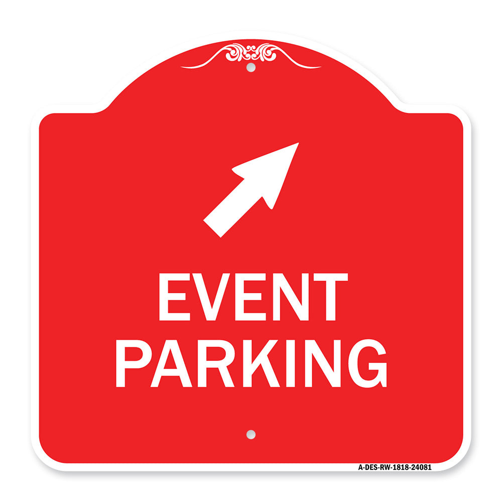 Event Parking (Up Right Arrow Symbol)