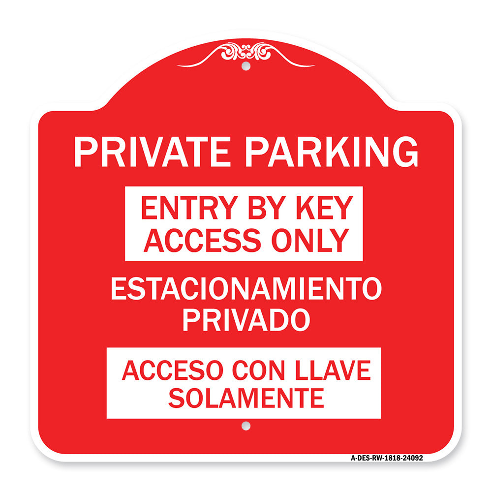 Entry by Key Access Only - Estacionamiento Privado Acceso Con Llave Solamente