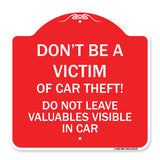 Don't Be A Victim of Car Theft! Do Not Leave Valuables Visible in Car
