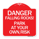 Danger Falling Rocks! - Park at Your Own Risk