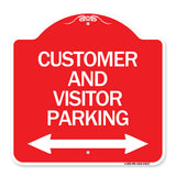 Customer and Visitor Parking (Bidirectional Arrow)