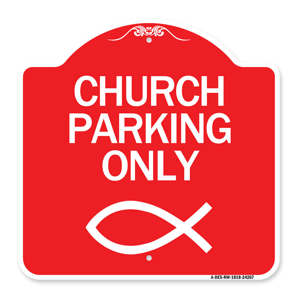 Church Parking Only (Symbol)