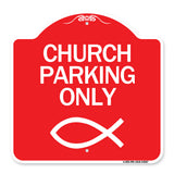 Church Parking Only (Symbol)