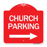 Church Parking (With Right Arrow)