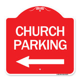 Church Parking (With Left Arrow)