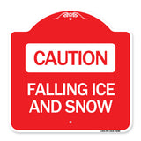 Caution - Falling Ice and Snow