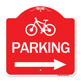 Bicycle Symbol Parking (Right Arrow