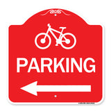 Bicycle Symbol Parking (Left Arrow)