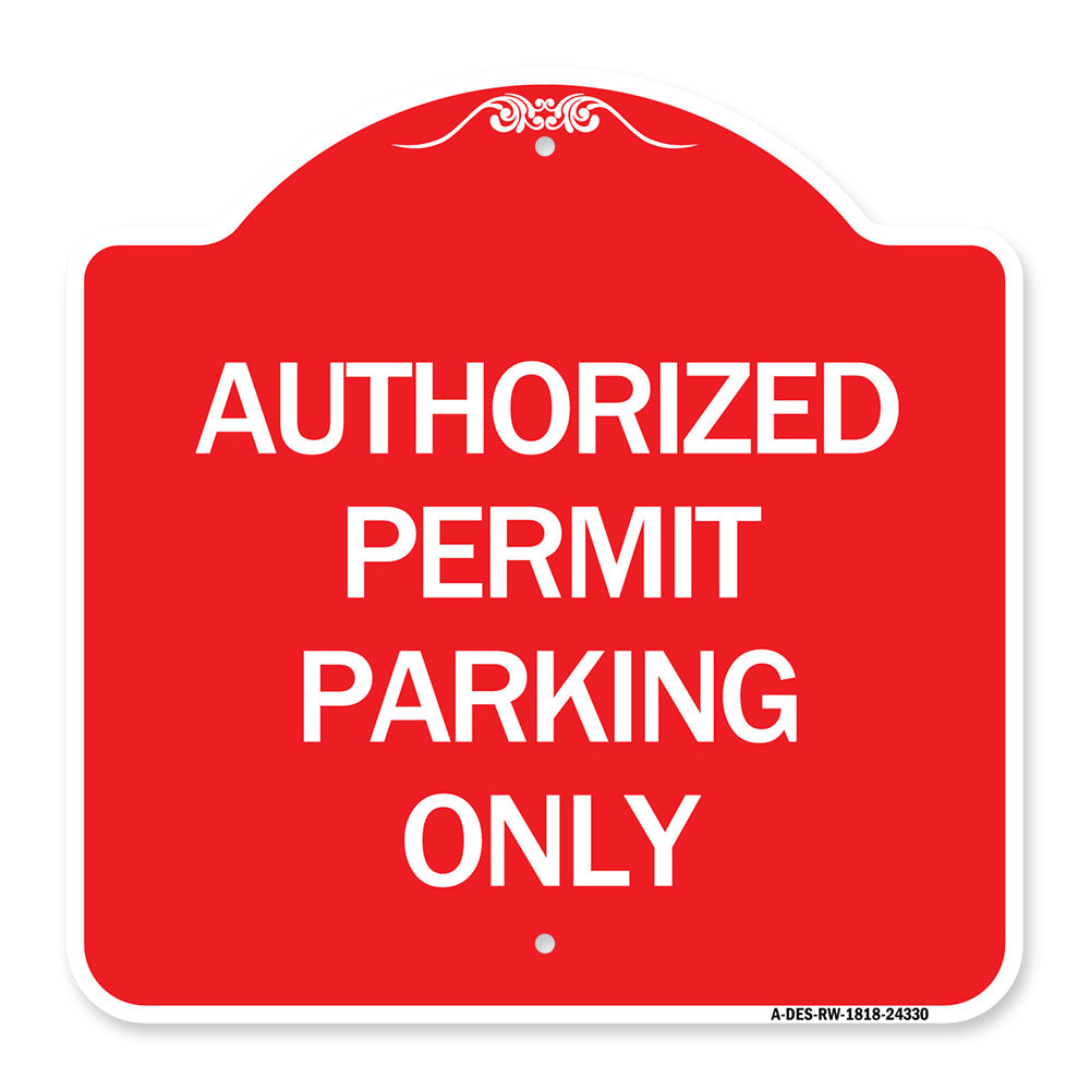 Authorized Permit Parking Only