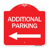 Additional Parking Sign (Left Arrow)