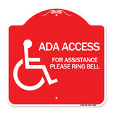 ADA Access for Assistance Ring Bell (With New Isa Symbol)