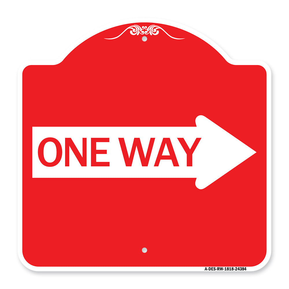 One Way (With Right Arrow)