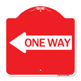 One Way (With Left Arrow)