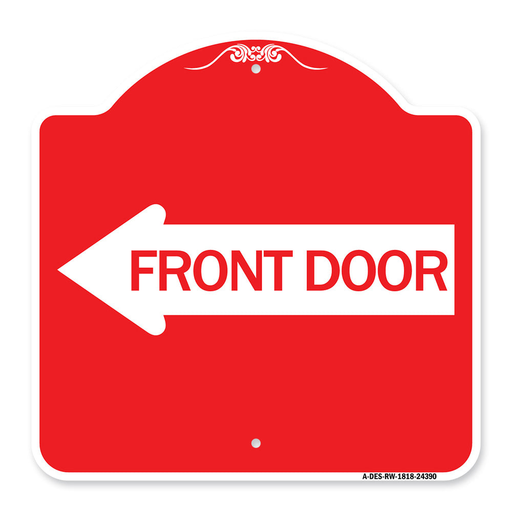 Front Door (With Left Arrow)