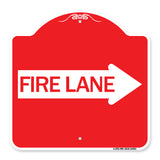 Fire Lane Right Arrow
