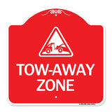 Tow-Away Zone with Graphic