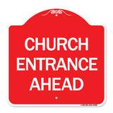 Church Entrance Ahead