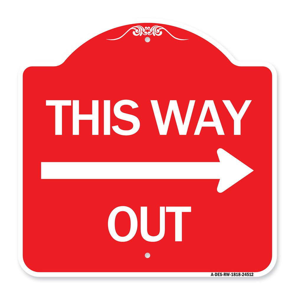 This Way Out (Right Arrow)